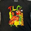 TLC T-Shirt Herren Größe LG Schwarz No Scrubs Grafikdruck 90er R&B Musikband T-Shirt Unisex T-Shirt
