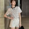 Early Autumn Color Block Round Neck T-shirt - Soft, Comfortable, Skin-Friendly, Slim Fit