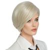 Women Light Blonde Wigs with Bangs Short Soft Hair Synthetic Wave Wig for  Daily Cosplay Use Heat Resistant Fibre