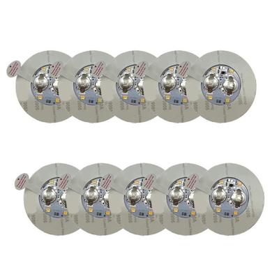 LED Coasters - SODIAL - 50 Pieces - White - Stickers - 3 Lighting Modes