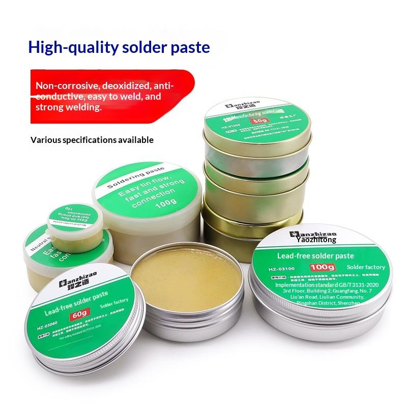 2/4/8Pcs Lead-Free Soldering Iron Suitable For Iron Plates Stainless Steel Plates Nickel Copper Sheets Flux Paste Rosin Flux Set