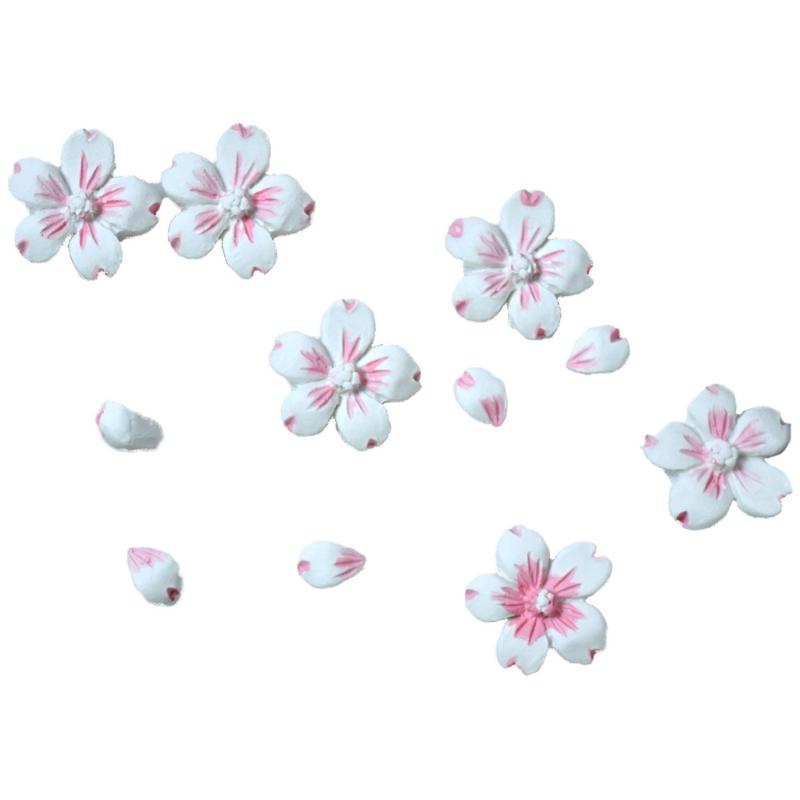 Cherry-Blossoms Silicone Mold Flower Petal-Cake Baking Mold Cake Decoration Craft Flower Chocolate Mousse-Mold DIY