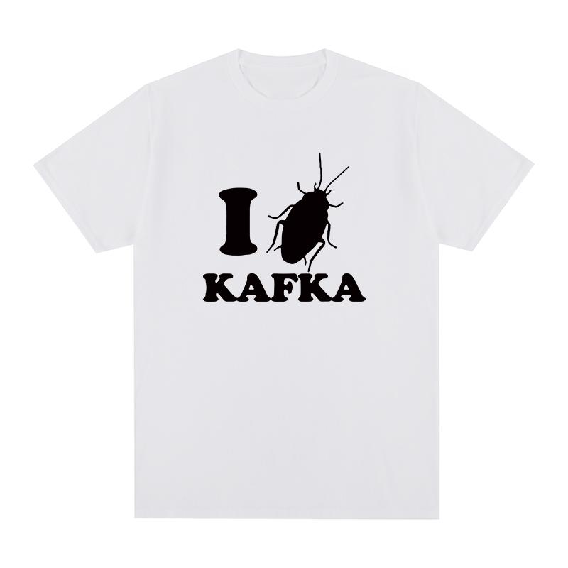 Koszulka I Love Franz Kafka Klasyczna Bawełniana Męska Koszulka Nowa KOSZULKA TSHIRT Damskie Topy