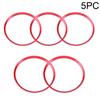 5Pc Red ForA B CLA GLA Class W176 Air Vent Outlet Ring Cover Trim