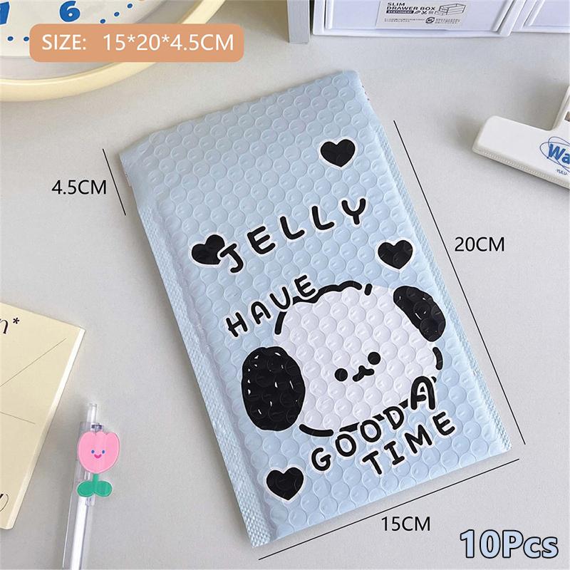 10Pcs Cute Pochacco Bubble Mailers Self Seal Padded Envelopes Waterproof Bubble Mailing Envelopes Cushioning Packaging Bags