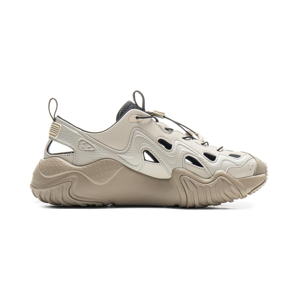 Li-Ning Versatile Comfortable Breathable Height-Increasing Creek Shoes Men Shoes Oatmeal-Gray AGCV121-2