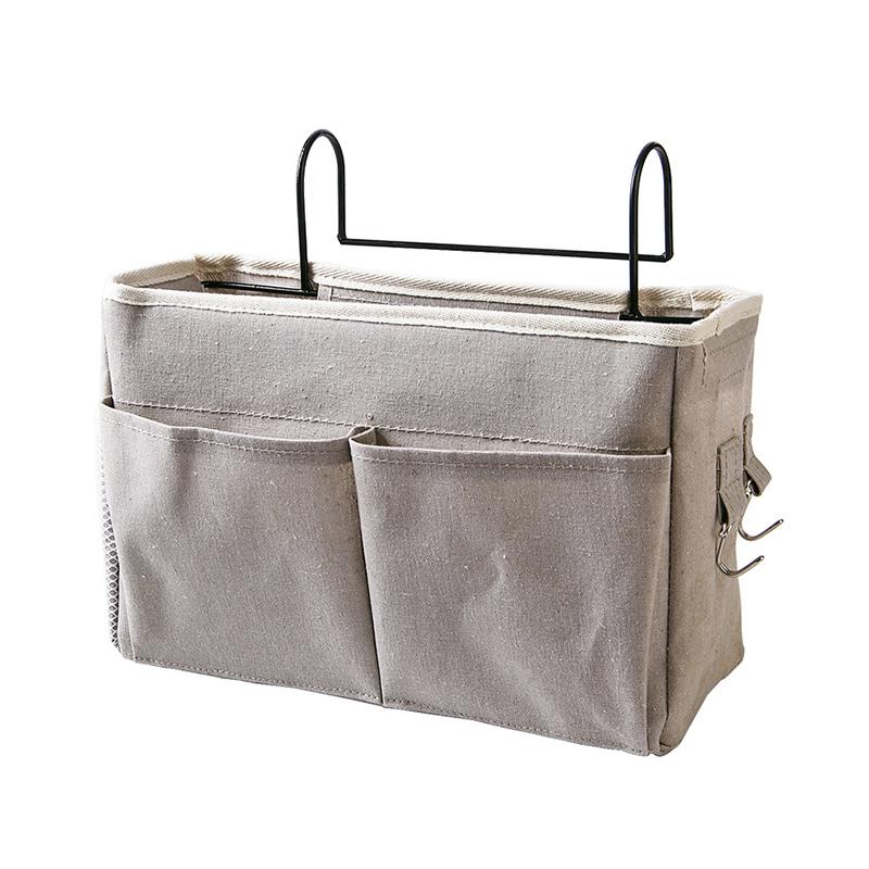 Organizzatore da comodino per telecomando, portaoggetti da appendere per divano e letto, tasche, borsa portaoggetti per camera da letto