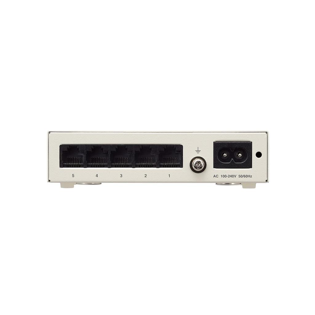 ELECOM Business Switching Hub, Unmanaged, Gigabit 5 Ports, 3-Year Warranty, EHB-UG2B05-S