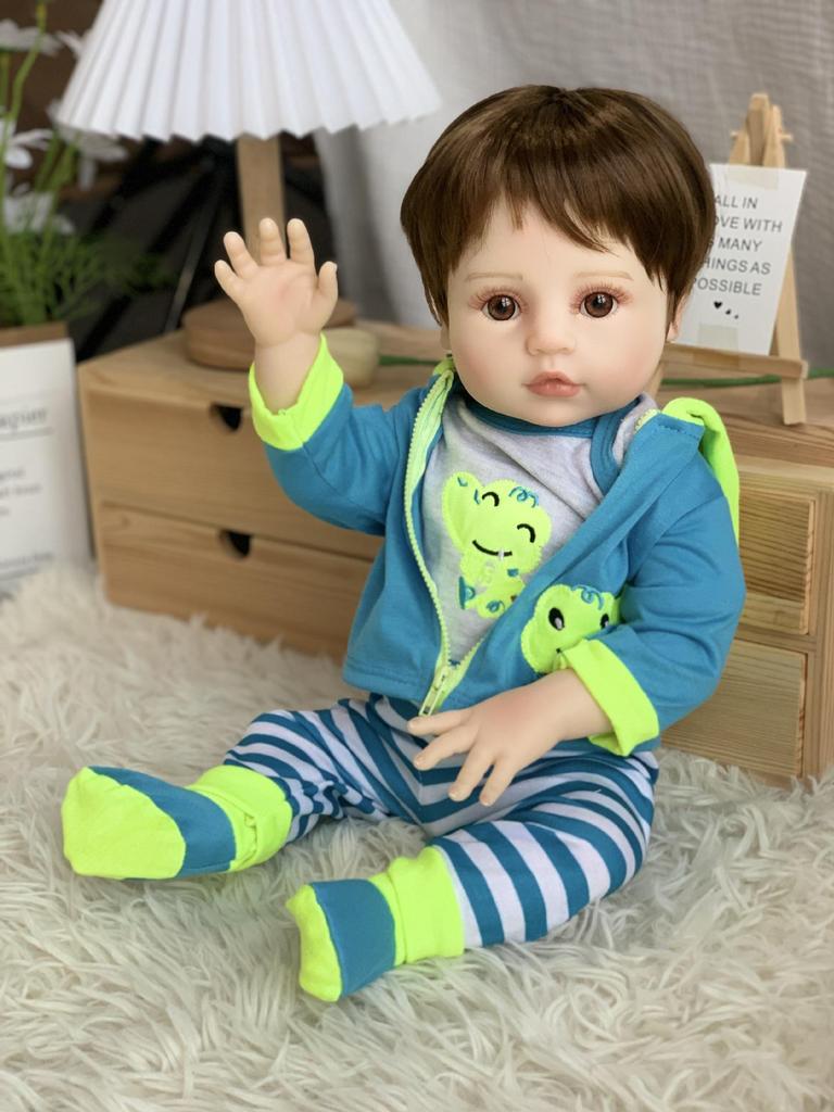 Reborn Vinyl Baby Doll - Realistic Soft Rubber Children's Toy Gift