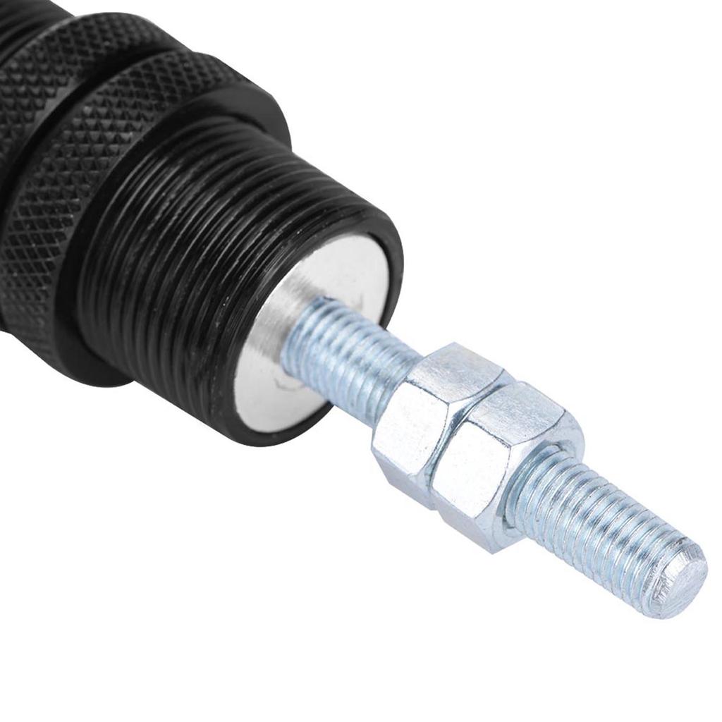 Aluminum Alloy Bowfishing Reel Seat Mount for Compound Recurve Bow Hunting Fishing(Black)