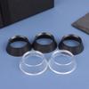 3Pcs Acrylic Display Stand Clear Ring Baseball Stands Plastic Round Stand For Golf Ball Baseball Tennis Ball Spheres Collections