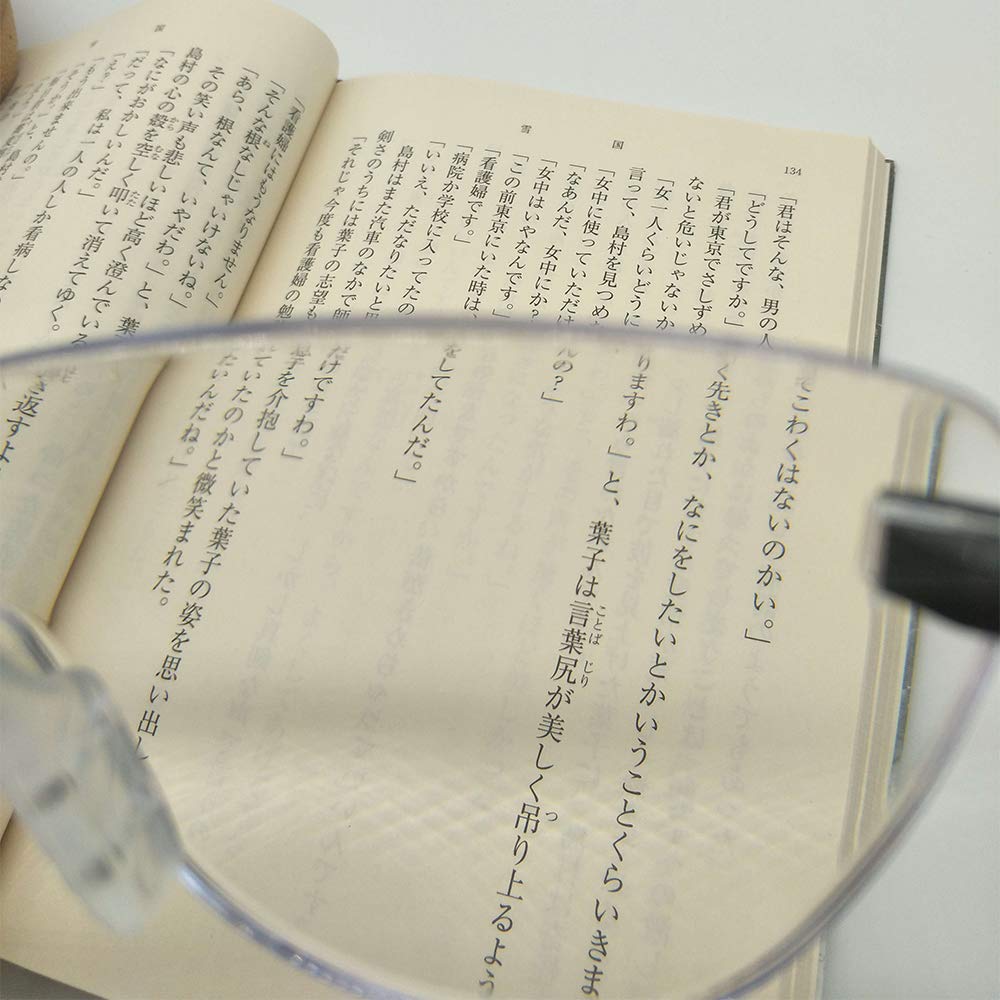 JWMY Magnifying Fits Over Clear Magnifying Glass with Frees Respect for the Aged Day Gift Glasses, Eyeglass-Style Magnifier, Glasses, Vision, Flip-Up