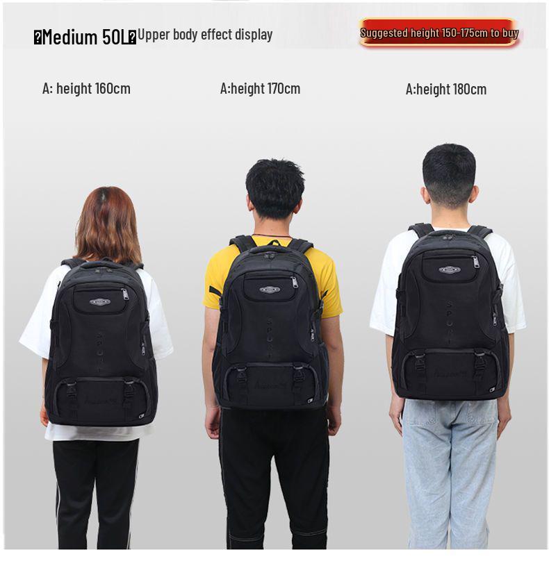 Large Capacity Waterproof Backpack for Men & Women - Travel, Business, Outdoor, Sports, School