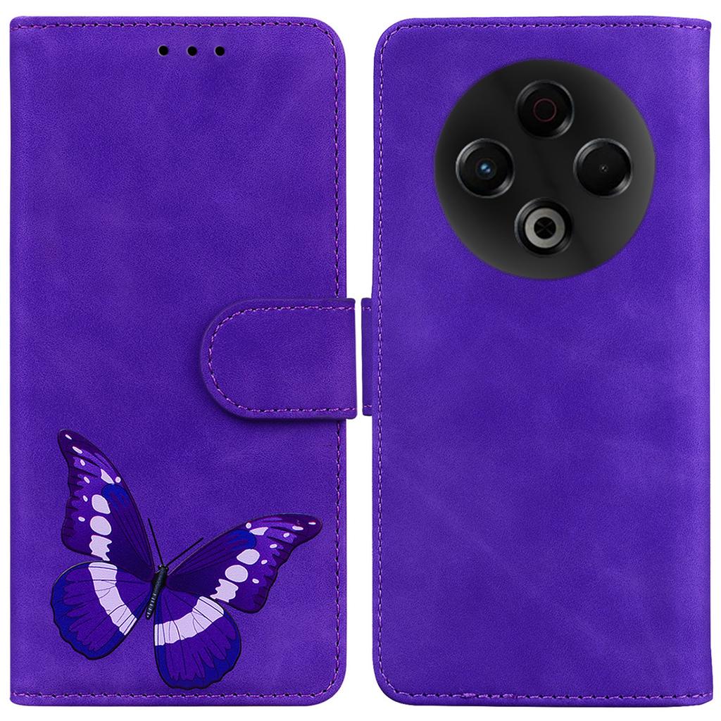 For TECNO Spark 30 4G Stand Case PU Leather Phone Cover Butterfly Printed