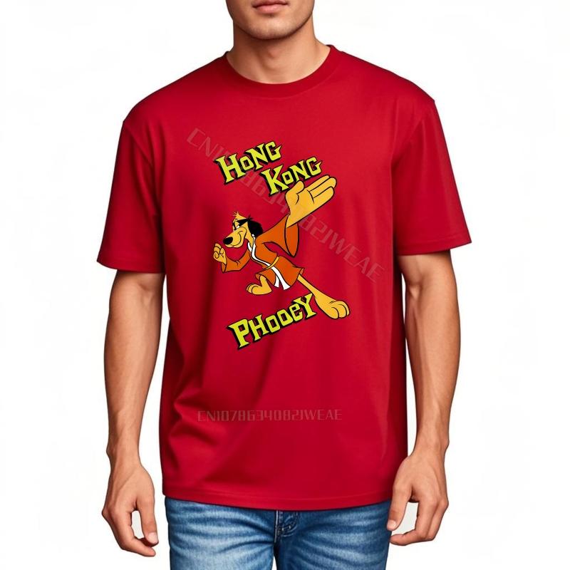 Funny t-shirt Breathable Basic T Shirt Hong Kong Phooey Cartoon Design Adult Oversized Tshirt Classic Plus Size Tshirt Quick dry