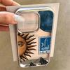 Stars and Moon Art Design Clear Phone Case For iPhone 17 Air 16 e 15 14 13 12 11 Pro Max Plus SE Plating Drop Coque Cover