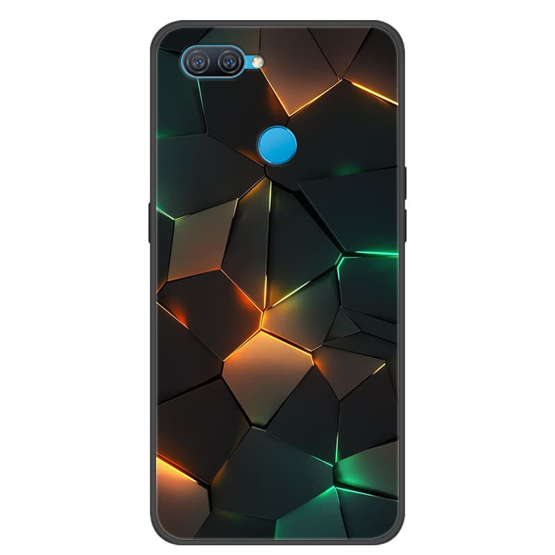 For OPPO A12 Case Cool Painted Cover Soft Silicone Phone Case For OPPO A7 AX7 Back Covers Bumper Coque A12 CPH2083 CPH2077 Coque