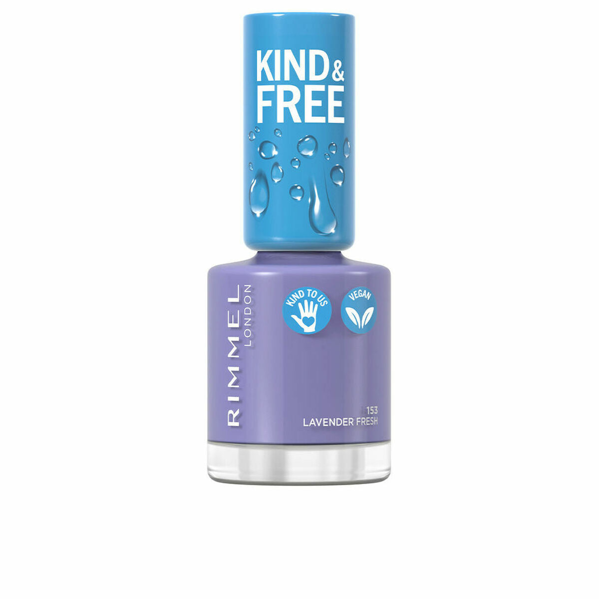 

Лак для ногтей Rimmel London Kind & Free 153-лавандовый светлый (8мл)