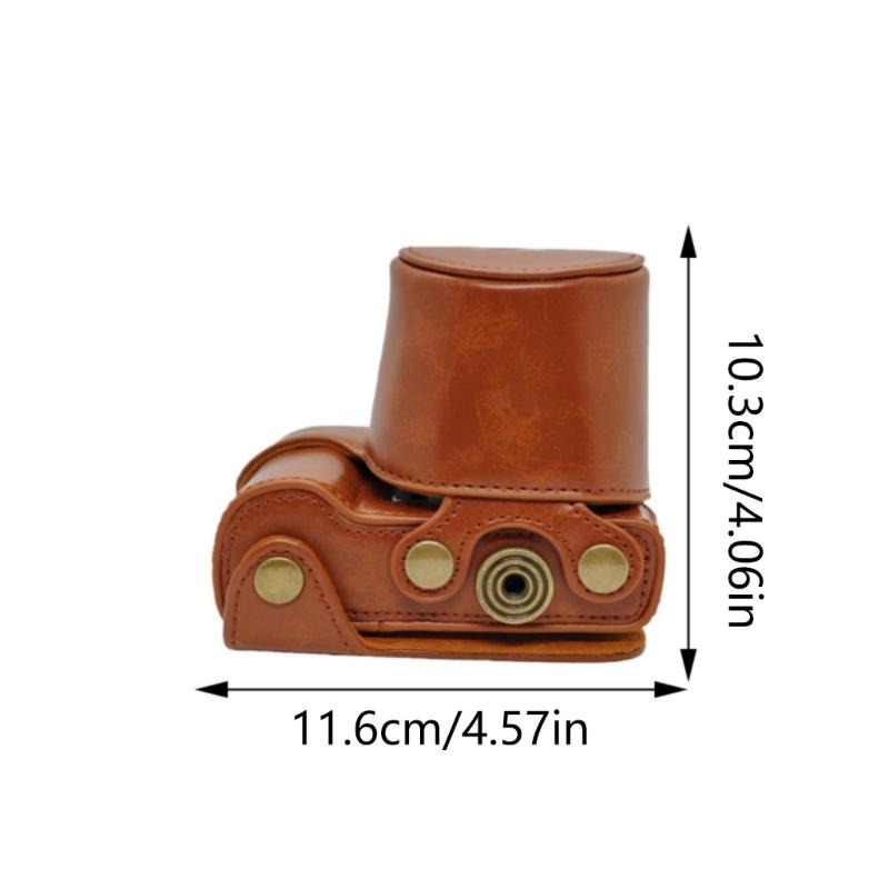 Scratch Resistant Camera Cover Protective Case Camera Storage Bag Leather Texture Suitable for A5000 A5100 Camera