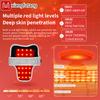 Red Light Therapy Heated Neck Massager Usb-Powered Cervical Soreness Stiffness/Numbness Migraine Stress Relief Sleep Support