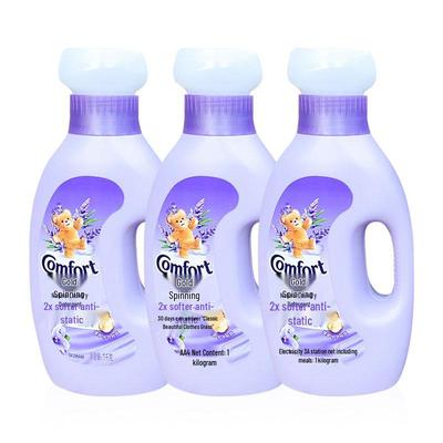 Jin Fang Lavendelduft Weichspüler, 1L Große Flasche - Familienpackung Ökonomisch, 1kg