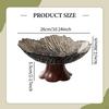 Pedestal Fruit Bowl Food Snack Storage Tray Decorative Multifunctional Holder for