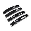 4xGlossy Black Door Handle Pull Cover For Land Rover Discovery LR4 Freelander 2