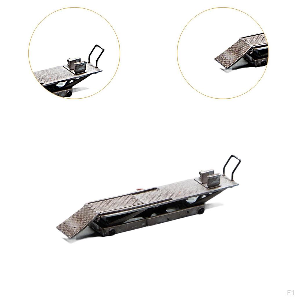 1:64 Scale Lift Model Diorama Layout Decoration Pretend Play Toy Compact 1/64 Garage Lifter Ornament