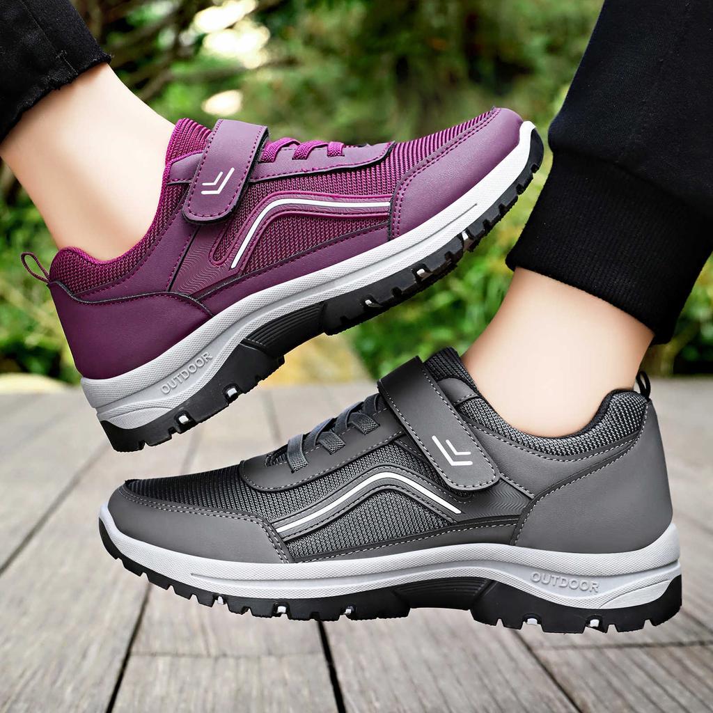 Stepping Shoes Women's Shoes Medium Casual Thick-soled Velcro Casual Shoes Sports Shoes