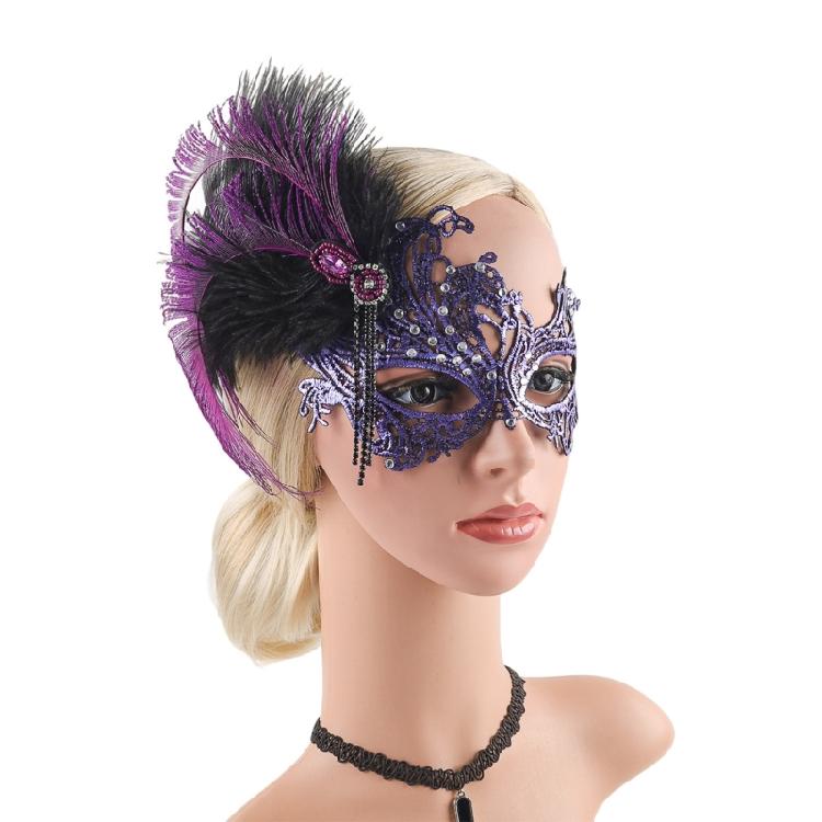 Rhinestones Half face Mask Masquerades Mask, Mardi Gras Decorations Venetians Masks Women Halloween Mardi Gras Costume
