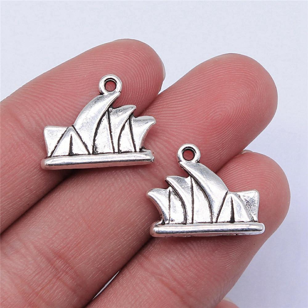 Travel Map Charms Pendant Women Jewelry Massive Bohemian Art Supplies