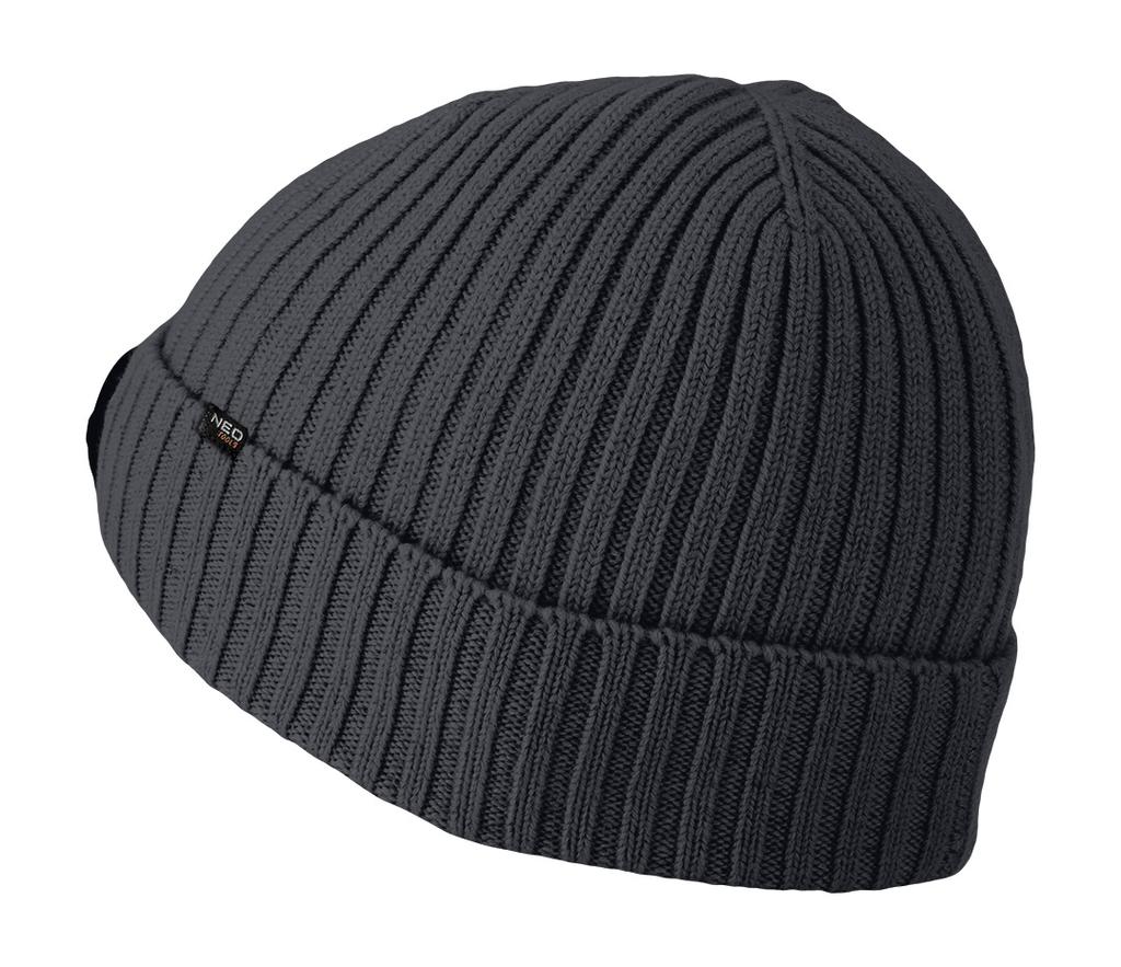 Cap with RGB LED flashlight, graphite