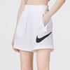 Nike Sport Casual Woven Large Logo Solid Color High Waist Loose Shorts Women Bottoms White DM6740-100