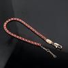 Women's Pure Silver Red Rope Bracelet - Niche Design, Handwoven New Year Jewelry