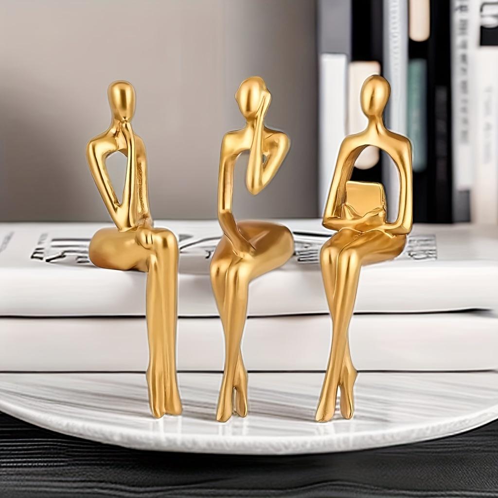 3pcs Modern Minimalist Living Room Decoration Set - Soft Luxury Home Accessories, Wine Cabinet, TV Cabinet, Creative Sitting Table decor