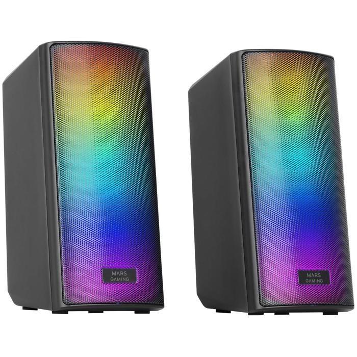 Enceinte Bluetooth - Mars Gaming - MSRGB2 - 15W - Bluetooth 5.3 - RGB Full Mesh