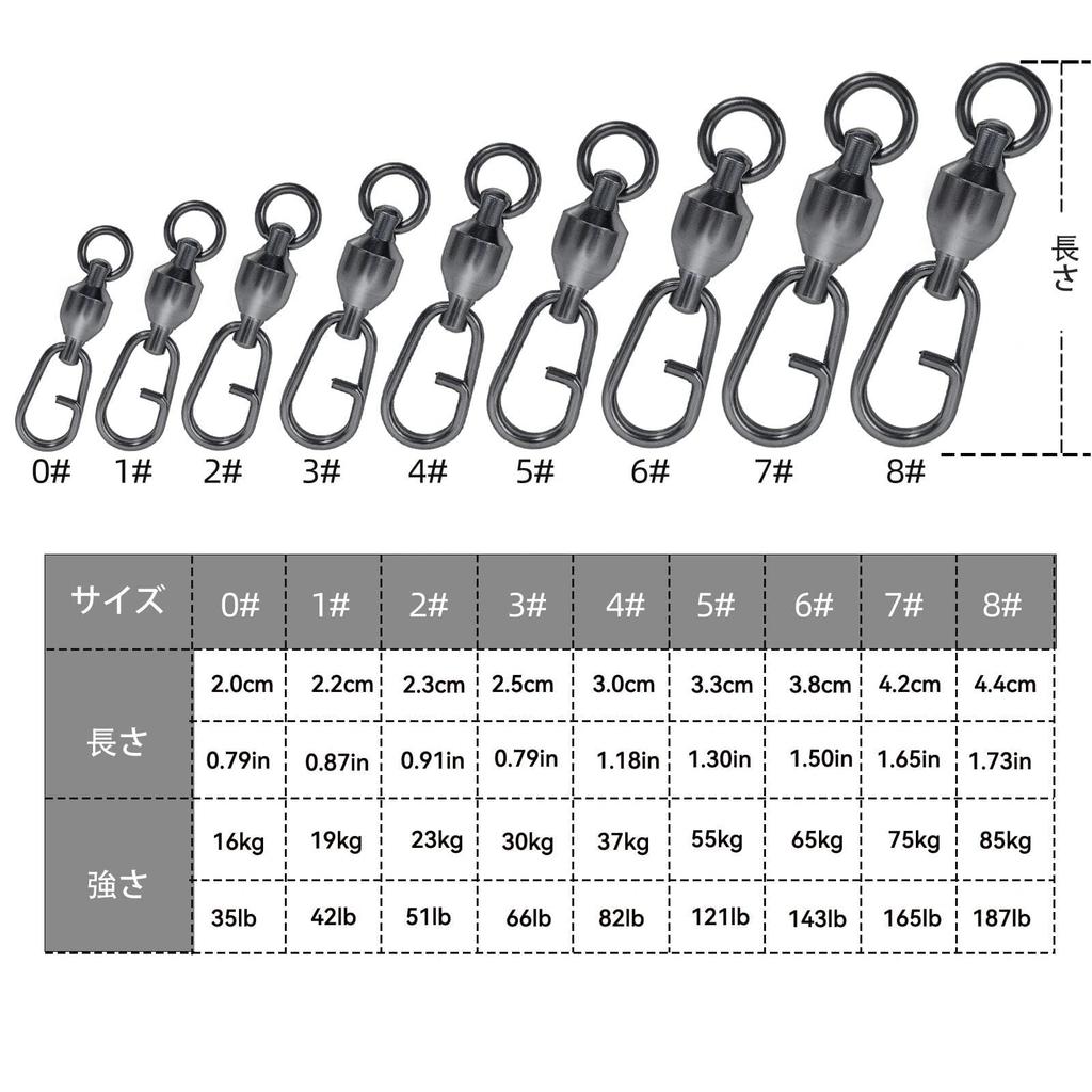 9KM DWLIFE Circular Fishing Snap Snap with Swivel Freshwater Lure