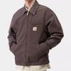 Carhartt WIP SS26 Detroit Jacket Logo Comfortable Zip Collar Long Sleeve Men Jackets I034819-3MB-4O