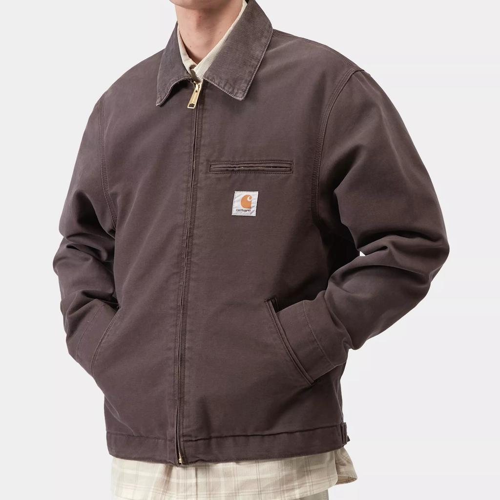 Carhartt WIP SS26 Detroit Jacket Logo Comfortable Zip Collar Long Sleeve Men Jackets I034819-3MB-4O