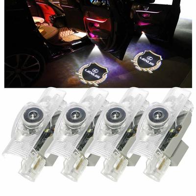 Minile Lexus Courtesy Lamps mit 4er-Set mit Tür-Willkommens-LED-Logo Kompatibel mit und NX 4 Logo, Werkzeuge, Leuchten, Projektion, LS, ES, IS, LX, RX, GS,