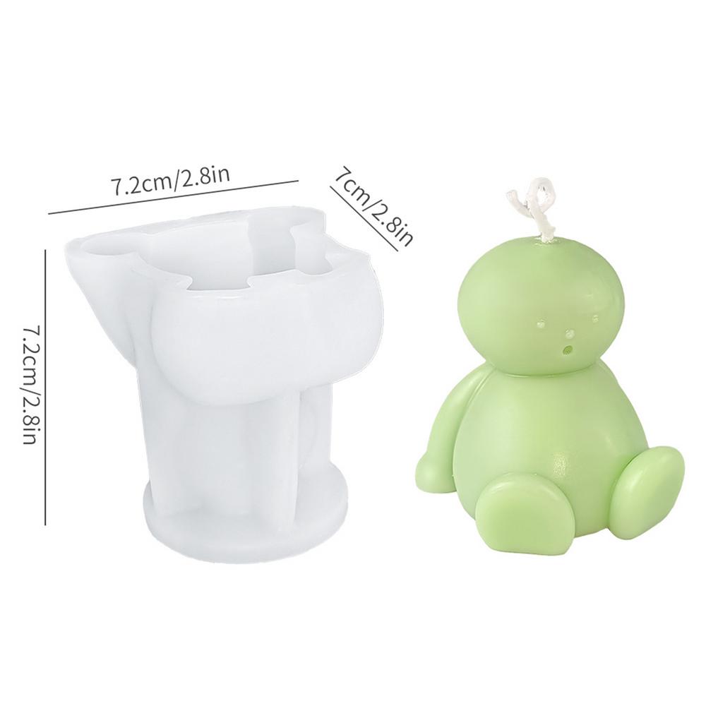 Aromatherapy Candle Silicone Mold Christmas Aromatherapy Candle Silicone Mold Cartoon Shape Casting Art Crafts For Making Candle