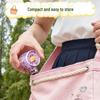 Portable USB Handheld Fan with Strong Wind, Climbing Hook, and Atmosphere Light