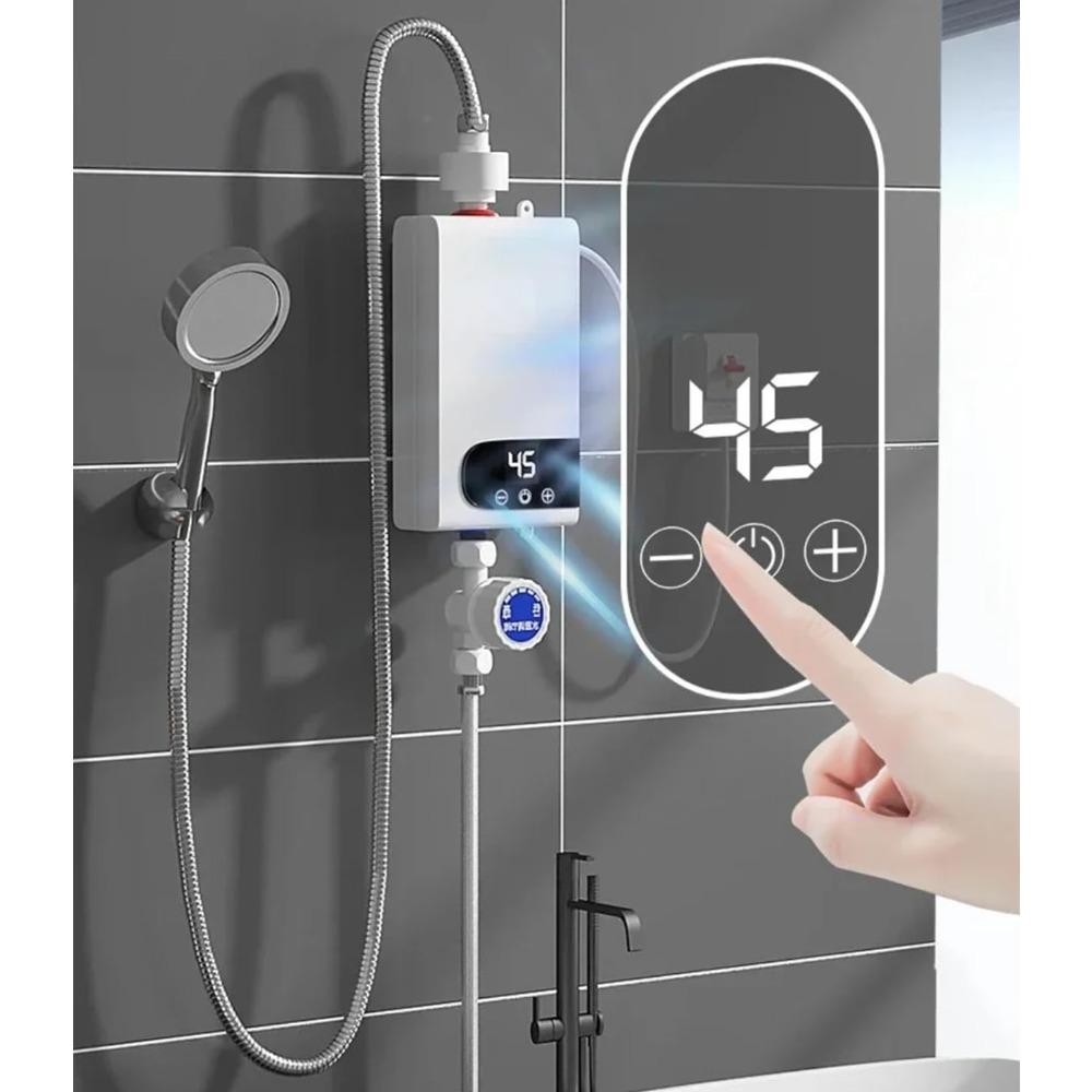 Electric Instant Hot Water Heater Shower Electric Tankless Shower Hot Water Faucet Kitchen Bathroom Instantaneous Water Heater Tap