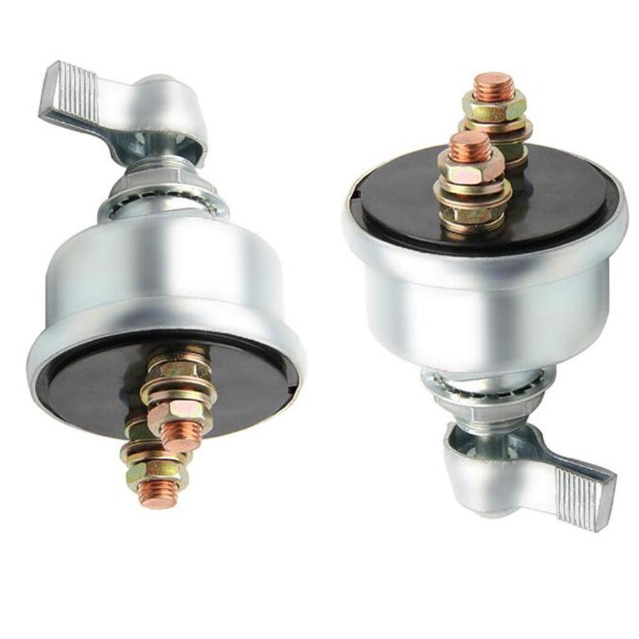 2PCS Heavy Duty 2Post Racing Master Battery Quick Disconnect Cut Shut Off Kill Switch