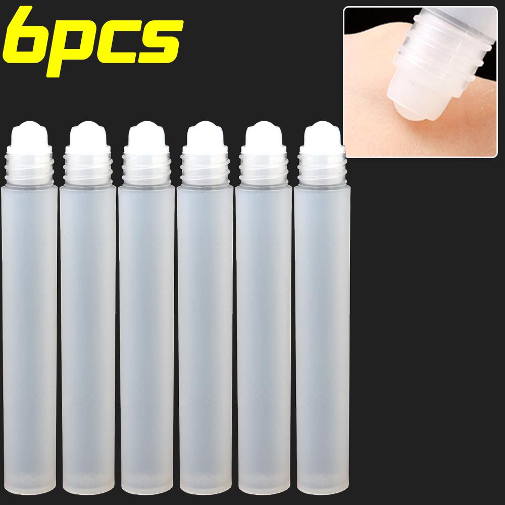 

Portable Ball Roller Sorting Bottles Stainless Steel Roller Ball Liquids Oil Perfume Bottle Refillable Empty Plastic Holder