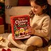 Stocking Stuffers for Children 2026 Christmas Chick Advent Calendar, 24 Day Countdown Box with Xmas Party Favors Acrylic Ornaments, Festive