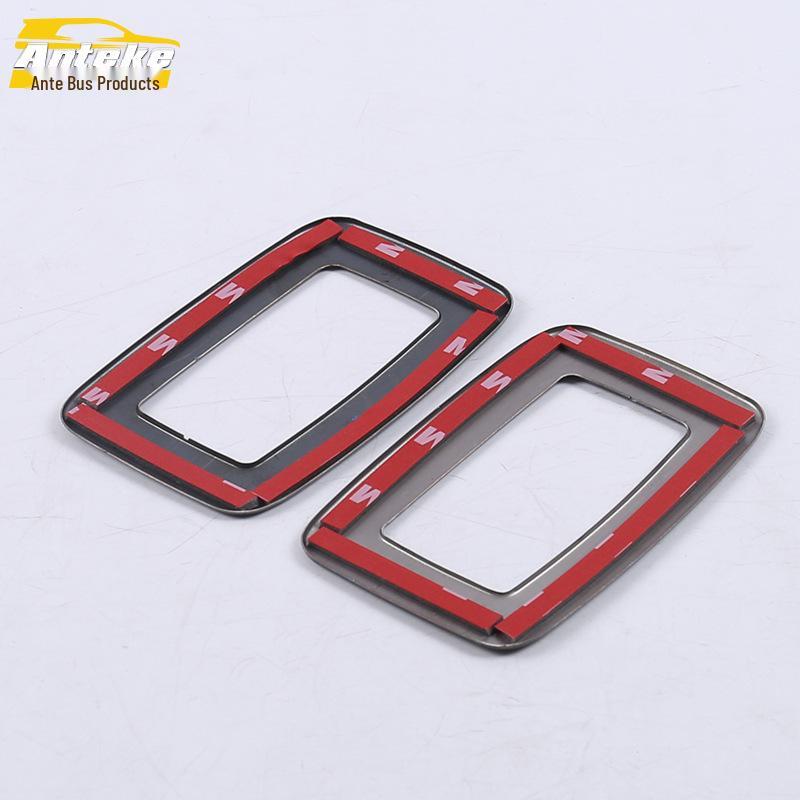 Fits 18 Tayron Models: Rear Seat Adjustment Trim, Seat Back Control Switch Decoration Sticker.