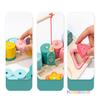 Montessori Wooden Color Shape Cognitive Classification Matching Game Hands-On Fine Motor Skill Game Fishing Toy For Todller Boys