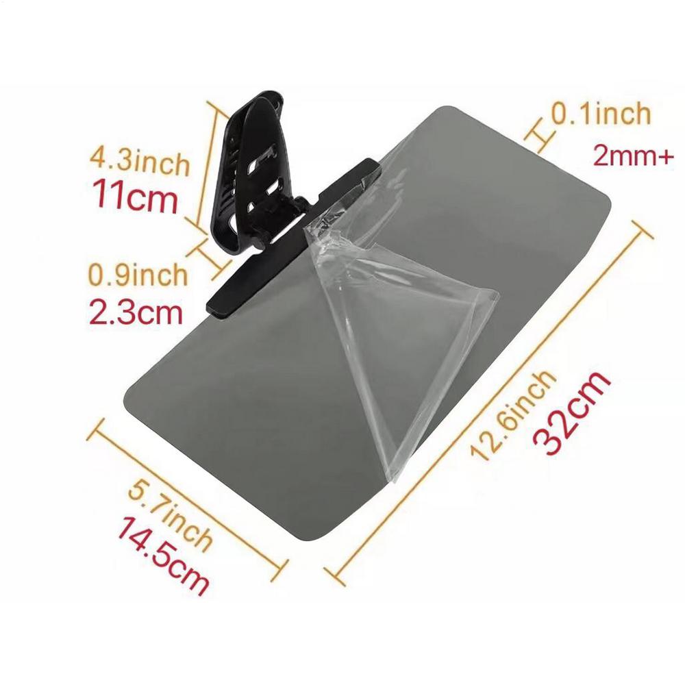 Car Sun Visor Extender Anti-Glare Car Sun Visor Windshield Shade Glass Sunshade Shield Protector for Automotive Vehicles Driver