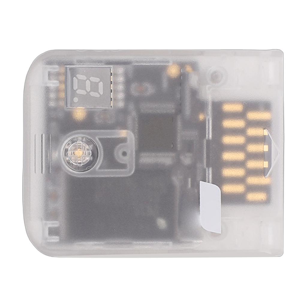 128MB Speicherkarte Passend für Wii RVL 001 Spielkonsole Gaming-Speicherkarte mit LED-Digitalanzeige Transparent